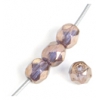 Fire Polished 4mm Crystal, Gold Luster Fire Polished 4mm Crystal, Gold Luster